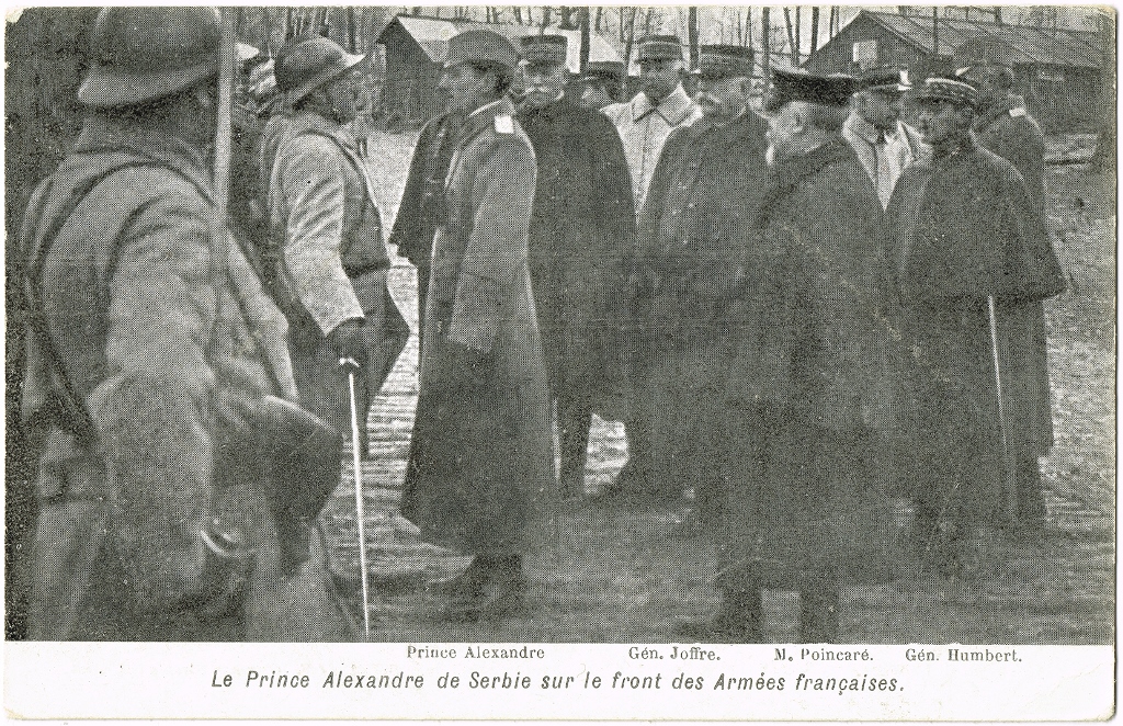 13 Le Prince Alexandre de Serbie sur le Front des Armées françaises-1