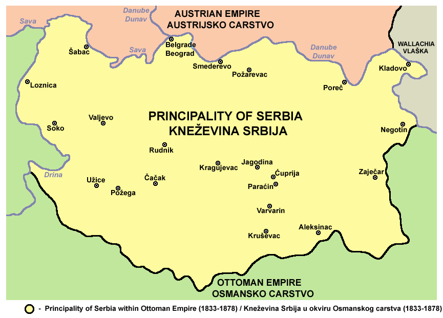 Principauté de Serbie 1833 1878